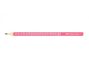 FABER CASTELL ΜΟΛΥΒΙ SPARKLE GRIP ΡΟΖ 118319