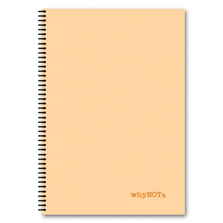 WHYNOTE ΤΕΤΡΑΔΙΟ ΣΠΙΡΑΛ Α4 (21x29,7cm) 4 ΘΕΜΑΤΩΝ 120φ PASTEL ΠΟΡΤΟΚΑΛΙ 810018