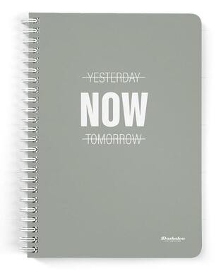 DASKALOU ΤΕΤΡΑΔΙΟ ΣΠΙΡΑΛ A4 (21x29,7cm) 7 ΘΕΜΑΤΩΝ 210φ SLOGAN NOW (SOFT TOUCH ΕΞΩΦΥΛΛΟ)