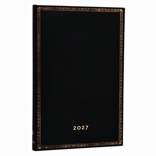 2027 ΗΜΕΡΟΛΟΓΙΟ ΕΒΔΟΜΑΔΙΑΙΟ PAPERBLANKS MAXI 13,5x21cm BLACK EDITION (ΣΚΛΗΡΟ ΕΞΩΦΥΛΛΟ) DE19559