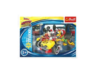 TREFL ΜΙΝΙ ΜΑΧΙ ΠΑΖΛ 20 ΤΕΜΑΧΙΩΝ MICKEY AND THE ROADSTER RACERS ΜΙΚΙ 21025