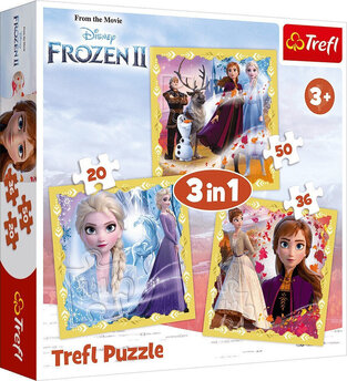 TREFL ΠΑΖΛ 3 ΣΕ 1 (20/36/50 ΤΕΜΑΧΙΩΝ) FROZEN II 34847