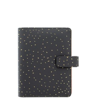 FILOFAX POCKET CONFETTI CHARCOAL ORGANISER 028724