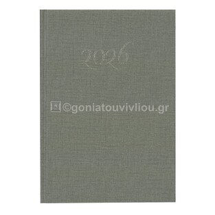 2026 ΗΜΕΡΟΛΟΓΙΟ ΩΜΕΓΑ ΗΜΕΡΗΣΙΟ 17x24cm ΣΚΛΗΡΟ ΚΑΛΥΜΜΑ ΓΚΡΙ ΗΜ0136 (ΠΑΠΑΔΗΜΗΤΡΙΟΥ)