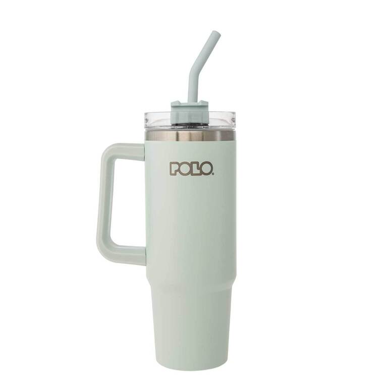 POLO ΠΟΤΗΡΙ ΘΕΡΜΟΣ ΑΝΟΞΕΙΔΩΤΟ ΜΕ ΚΑΛΑΜΑΚΙ 900ml ΑΠΑΛΟ ΓΑΛΑΖΙΟ