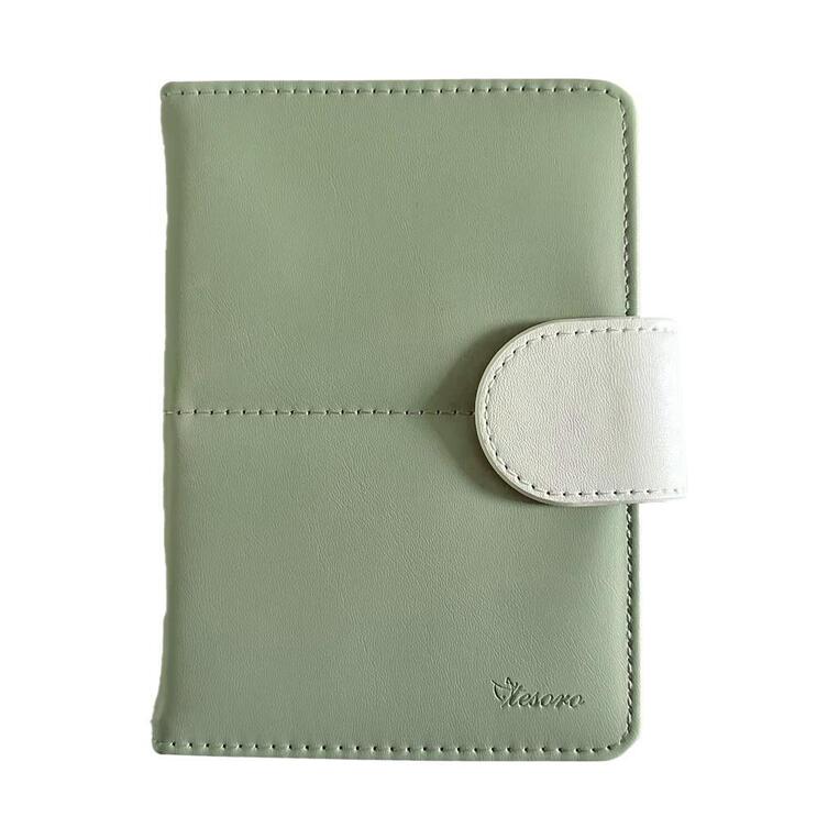 TESORO ΣΗΜΕΙΩΜΑΤΑΡΙΟ A6 11,1x15,4cm ΜΕ ΓΡΑΜΜΕΣ ΜΕ ΜΑΓΝΗΤΙΚΟ ΚΟΥΜΠΩΜΑ ΠΡΑΣΙΝΟ 582404