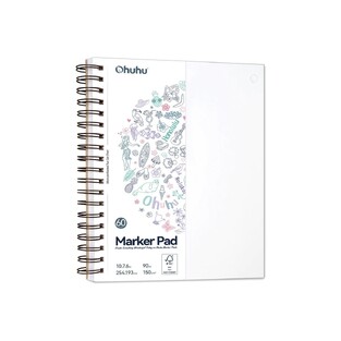 OHUHU SKETCH BOOK ΣΠΙΡΑΛ BLEEDPROOF 25,4x19,3cm 150gr 60φ OHUY448300043