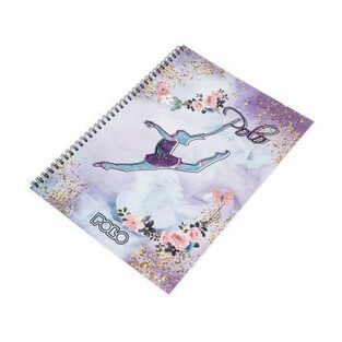 POLO ΤΕΤΡΑΔΙΟ ΣΠΙΡΑΛ A4 (21x29,7cm) 4 ΘΕΜΑΤΩΝ DESIGN GYMNASTICS 120φ 919011