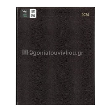 2026 ΗΜΕΡΟΛΟΓΙΟ LETTS ΕΒΔΟΜΑΔΙΑΙΟ 21,5x26,5cm LEGACY QUARTO BURGUNDY 26081641