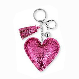 TRENDHAUS ΜΠΡΕΛΟΚ SPARKLE ΚΑΡΔΙΑ ΦΟΥΞΙΑ 953100