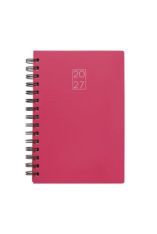 2027 ΗΜΕΡΟΛΟΓΙΟ ΗΜΕΡΗΣΙΟ ΣΠΙΡΑΛ 21x29cm PP ΦΟΥΞΙΑ 72025 (ΛΙΝΑΡΔΑΤΟΣ)