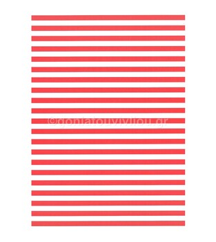 URSUS ΧΑΡΤΟΝΙ 50Χ70 ΡΙΓΕ ΑΣΠΡΟ ΚΟΚΚΙΝΟ 300GR 00