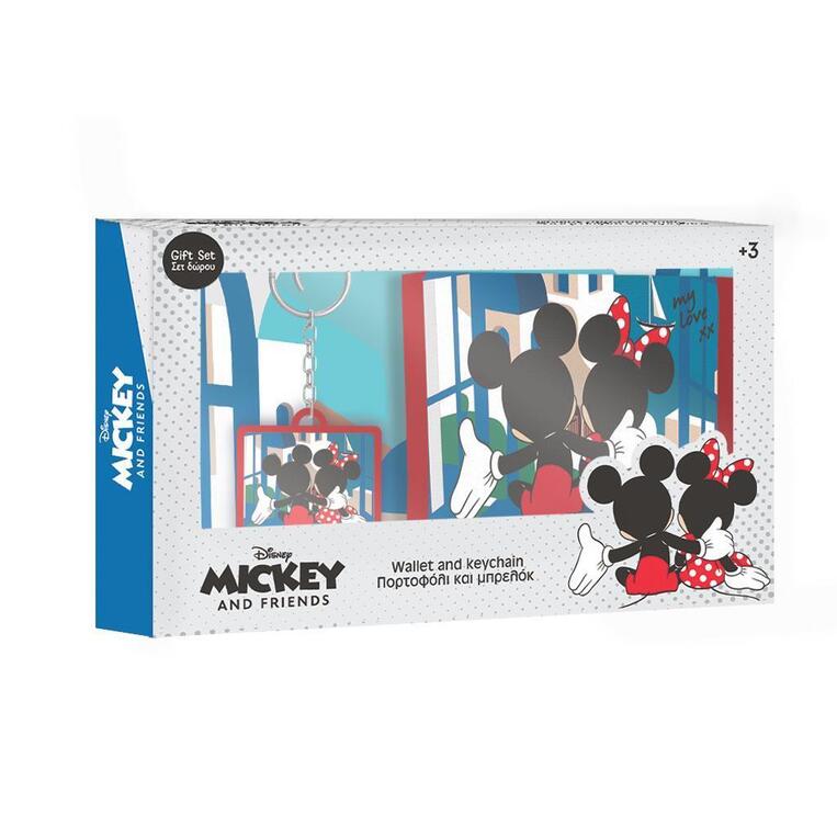 ΣΕΤ ΔΩΡΟΥ ΠΟΡΤΟΦΟΛΙ ΚΑΙ ΜΠΡΕΛΟΚ MICKEY I FELL IN LOVE IN GREECE 566069