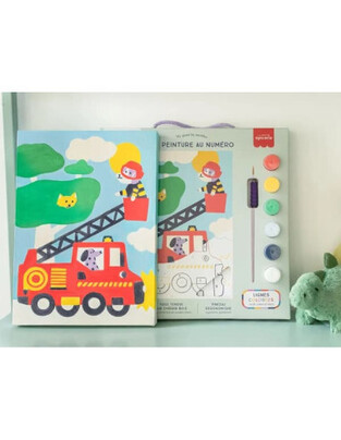 LA PETITE EPICERIE ΣΕΤ ΖΩΓΡΑΦΙΚΗΣ PAINTING BY NUMBERS PETIT PINCEAU KIDS WOOF 351001