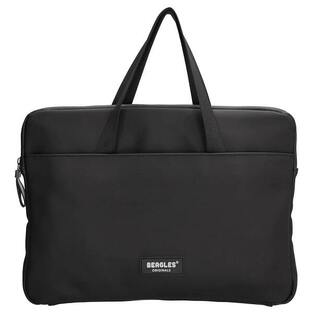 BEAGLES ΤΣΑΝΤΑ ΓΙΑ LAPTOP KAI IPAD ΜΑΥΡΗ ΜΕ ΟΨΗ ΔΕΡΜΑΤΙΝΗΣ 21178 001