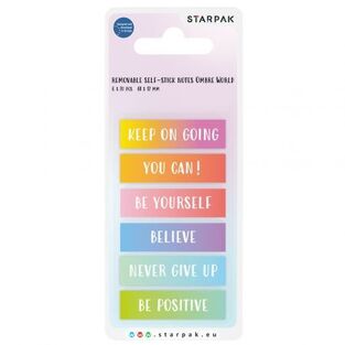 STARPAK ΑΥΤΟΚΟΛΛΗΤΟΙ ΣΕΛΙΔΟΔΕΙΚΤΕΣ MOTIVATION QUOTES 120τεμ 511998