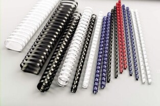 OPUS O COMB ΣΠΙΡΑΛ ΒΙΒΛΙΟΔΕΣΙΑΣ ΠΛΑΣΤΙΚΟ ΜΑΥΡΟ 28MM