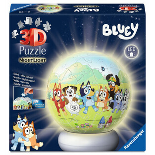 RAVENSBURGER 3D ΠΑΖΛ 73τεμ NIGHTLIGHT BLUEY (ΠΕΡΙΕΧΕΙ ΛΑΜΠΑ LED) 12008060