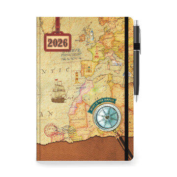 2026 ΗΜΕΡΟΛΟΓΙΟ ΗΜΕΡΗΣΙΟ PALMARE 12x17cm ΧΑΡΤΗΣ ΚΑΙ ΠΥΞΙΔΑ ΜΕ ΛΑΣΤΙΧΟ ΚΑΙ ΣΤΥΛΟ 001373 (ΤΡΙΠΕΡΙΝΑ)