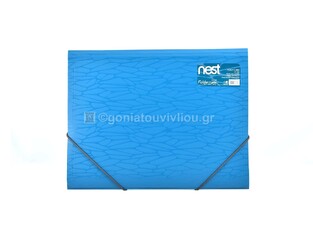 FOLDERMATE NEST ΝΤΟΣΙΕ ΜΕ ΛΑΣΤΙΧΟ A4 (21x29,7cm) ΠΕΤΡΟΛ 60869