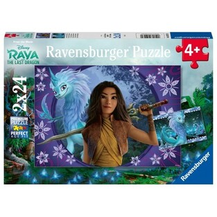 RAVENSBURGER ΠΑΖΛ 2x24 ΤΕΜΑΧΙΩΝ RAYA AND THE LAST DRAGON 05097