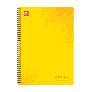 SPECIAL BY TYPOTRUST ΤΕΤΡΑΔΙΟ ΣΠΙΡΑΛ OPTIMA A4 (21x29,7cm) 2 ΘΕΜΑΤΩΝ 60φ ΚΙΤΡΙΝΟ