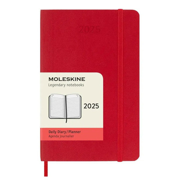 2025 ΗΜΕΡΟΛΟΓΙΟ MOLESKINE POCKET (9x14cm) SOFT COVER SCARLET RED DAILY DIARY PLANNER (ΗΜΕΡΗΣΙΟ ΗΜΕΡΟΛΟΓΙΟ ΕΤΟΥΣ)