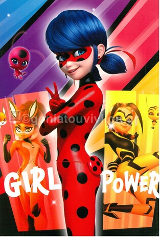 GIM ΤΕΤΡΑΔΙΟ ΚΑΡΦΙΤΣΑ 17x25cm 40φ LADYBUG GIRL POWER 34605220
