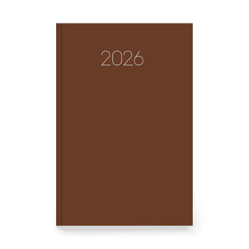 2026 ΗΜΕΡΟΛΟΓΙΟ ΗΜΕΡΗΣΙΟ 10x14cm SIMPLE ΚΑΦΕ 355826 (ΤΡΙΠΕΡΙΝΑ)