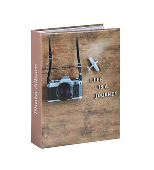 ΑΛΜΠΟΥΜ ΦΩΤΟΓΡΑΦΙΩΝ 19x25cm ΜΕ 200 ΘΗΚΕΣ 10x15cm SLIPIN46200 LIFE I A JOURNEY 31