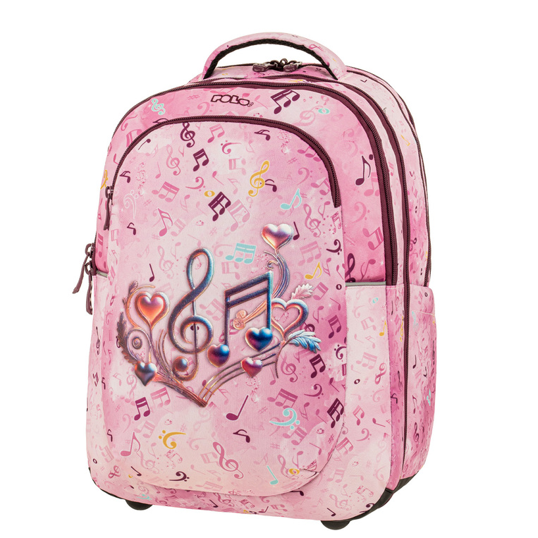 POLO ΣΧΟΛΙΚΗ ΤΣΑΝΤΑ ΣΑΚΙΔΙΟ ΠΛΑΤΗΣ ΔΗΜΟΤΙΚΟΥ KINETIC NOTES 25-30lt 901072 8430