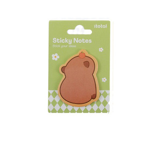 I TOTAL ΑΥΤΟΚΟΛΛΗΤΑ ΧΑΡΤΑΚΙΑ ΣΗΜΕΙΩΣΕΩΝ CAPYBARA ΠΡΑΣΙΝΟ XL3102Ο