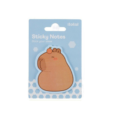 I TOTAL ΑΥΤΟΚΟΛΛΗΤΑ ΧΑΡΤΑΚΙΑ ΣΗΜΕΙΩΣΕΩΝ CAPYBARA ΜΠΛΕ XL3102K