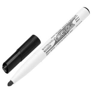 BIC ΜΑΡΚΑΔΟΡΟΣ ΑΣΠΡΟΠΙΝΑΚΑ VELLEDA ΜΑΥΡΟ