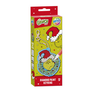 MOXY ΚΑΤΑΣΚΕΥΗ DIAMOND PAINT KEYRING ΜΠΡΕΛΟΚ GRINCH 166501