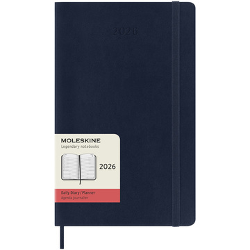 2026 ΗΜΕΡΟΛΟΓΙΟ MOLESKINE LARGE (13x21cm) SOFT COVER SAPPHIRE BLUE DAILY DIARY PLANNER (ΗΜΕΡΗΣΙΟ ΗΜΕΡΟΛΟΓΙΟ ΕΤΟΥΣ)