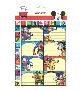 GIM ΕΤΙΚΕΤΑ HOT STAMPING MICKEY MOUSE & FRIENDS 773 12649