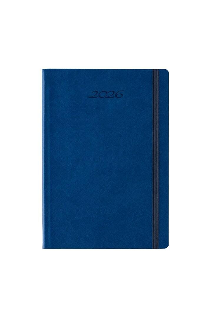 2026 ΗΜΕΡΟΛΟΓΙΟ ΗΜΕΡΗΣΙΟ 17x24cm ΜΕ ΛΑΣΤΙΧΟ 360 ΜΟΙΡΩΝ KOLORO b ΜΠΛΕ ΣΚΟΥΡΟ 62174 (ΛΙΝΑΡΔΑΤΟΣ)