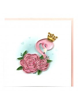 TENDANCES PETITS PETALES ΕΥΧΕΤΗΡΙΑ ΚΑΡΤΑ 15x15cm PP20C ΚΥΚΝΟΣ ΛΟΥΛΟΥΔΙΑ