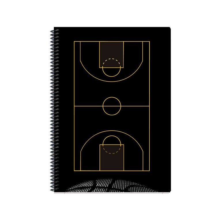 SKAG ΤΕΤΡΑΔΙΟ ΣΠΙΡΑΛ A4 (21x29,7cm) 2 ΘΕΜΑΤΩΝ 60φ SPORTY LIFE ΓΗΠΕΔΟ ΜΠΑΣΚΕΤ 312967