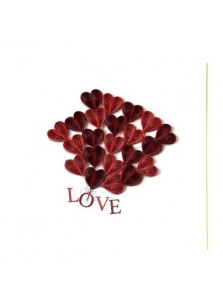 TENDANCES PETITS PETALES ΕΥΧΕΤΗΡΙΑ ΚΑΡΤΑ 15x15cm PP25C LOVE ΜΠΑΛΟΝΙΑ ΚΑΡΔΙΑ