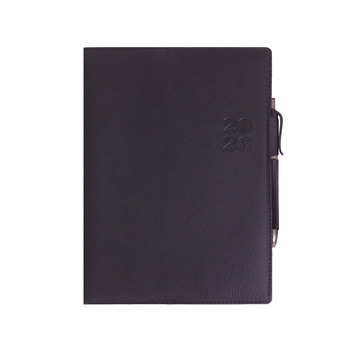 2026 ΗΜΕΡΟΛΟΓΙΟ ΗΜΕΡΗΣΙΟ 17x25cm ΜΑΥΡΟ ΜΕ ΘΗΚΗ ΚΑΙ ΣΤΥΛΟ 041 (EKDOSIS)