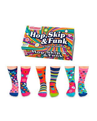 UNITED ODD SOCKS ΠΑΙΔΙΚΕΣ ΚΑΛΤΣΕΣ No 30 1/2-38 1/2 HOP SKIP FUNK (3 PAIRS)