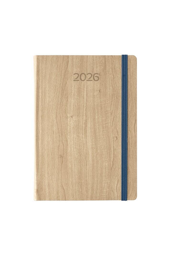 2026 ΗΜΕΡΟΛΟΓΙΟ ΗΜΕΡΗΣΙΟ 17x24cm ΜΕ ΛΑΣΤΙΧΟ WOODY b ΜΠΕΖ 62104 (ΛΙΝΑΡΔΑΤΟΣ)