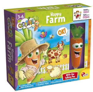 LISCIANI GIOCHI ΕΚΠΑΙΔΕΥΤΙΚΟ ΠΑΙΧΝΙΔΙ CAROTINA HAPPY FARM (ΜΕ ΣΤΥΛΟ ΠΟΥ ΜΙΛΑΕΙ) 79988