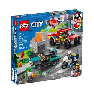 LEGO CITY FIRE RESCUE POLICE CHASE 60319