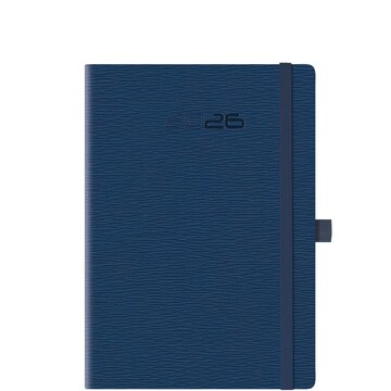 2026 ΗΜΕΡΟΛΟΓΙΟ ΗΜΕΡΗΣΙΟ ΛΕΥΚΟ 14.5x20,5cm RIVOLI PLUS ΜΠΛΕ ΜΕ ΛΑΣΤΙΧΟ ΚΑΙ ΣΤΥΛΟΘΗΚΗ 6897RB06 (ΘΕΟΦΥΛΑΚΤΟΣ)