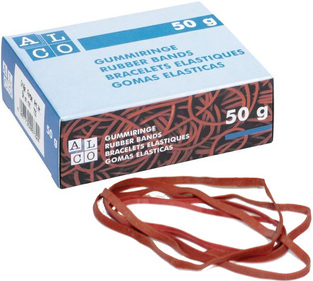 ALCO ΛΑΣΤΙΧΑ ΚΟΚΚΙΝΑ 130Χ10MM 50GR 39030