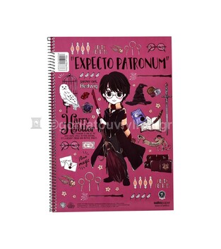 SALKO ΤΕΤΡΑΔΙΟ ΣΠΙΡΑΛ A4 (21x29,7cm) 1 ΘΕΜΑΤΟΣ 30φ HARRY POTTER MAGICAL ΜΠΟΡΝΤΩ 7336