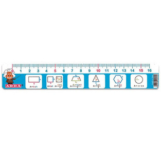 ARDA ΧΑΡΑΚΑΣ 16cm ΓΕΩΜΕΤΡΙΚΑ ΣΧΗΜΑΤΑ ΜΠΛΕ 28917MBAR